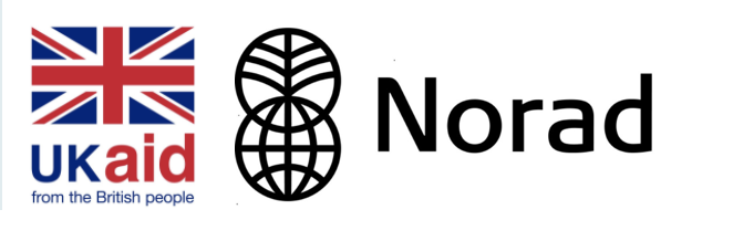 UK Aid and NORAD logos