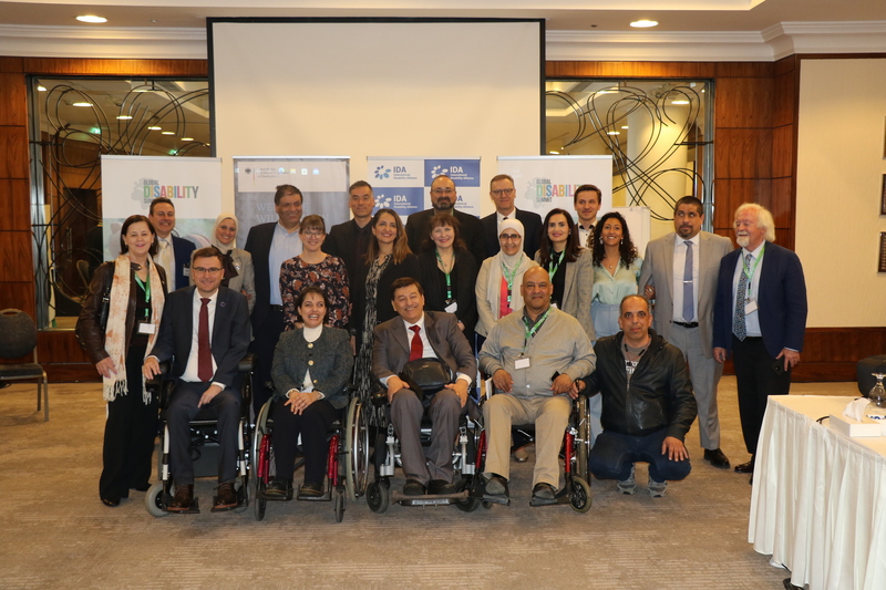 A group photo of the first meeting of the GDS co-hosts, held in Amman in March 2023